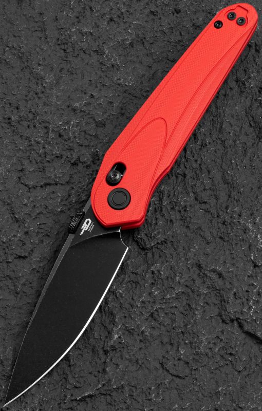 BESTECH Zatvárací nôž MOTHUS BarLock Black SW - red (BG67H)