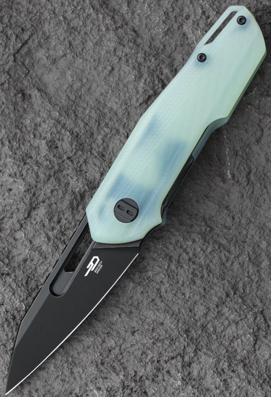 BESTECH Zatvárací nôž TODDLER LinerLock Black SW - transparent (BG64F)