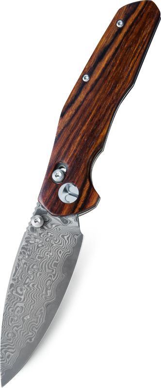 BESTECH Zatvárací nôž RONAN BarLock Damascus - rosewood (BMK02L)