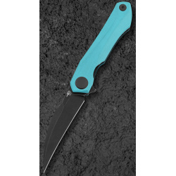 BESTECH Zatvárací nôž IVY LinerLock Black SW - light blue (BG59F)