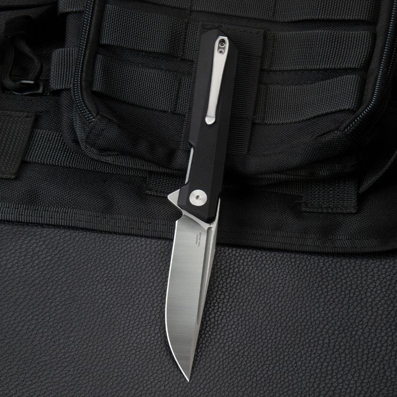 BESTECH Zatvárací nôž DUNDEE LinerLock - black (BMK01A)
