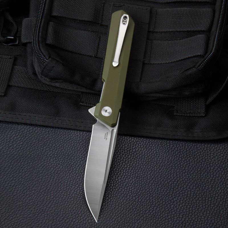 BESTECH Zatvárací nôž DUNDEE LinerLock - green (BMK01B)