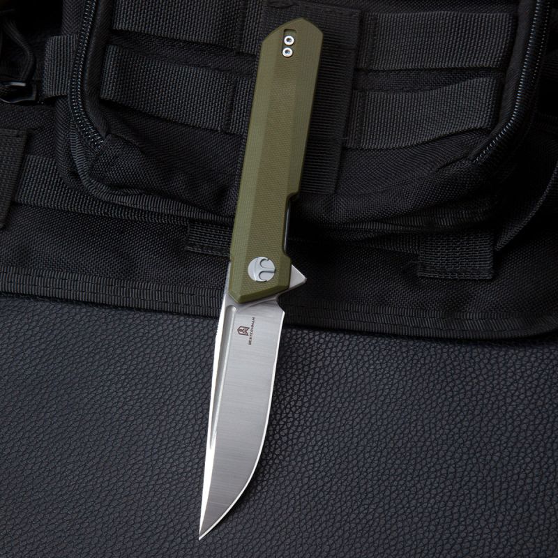 BESTECH Zatvárací nôž DUNDEE LinerLock - green (BMK01B)