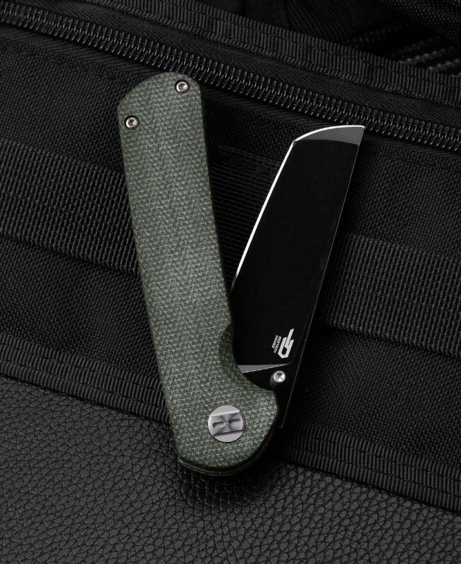 BESTECH Zatvárací nôž SLEDGEHAMME R LinerLock Black SW - green (BG31B-2)