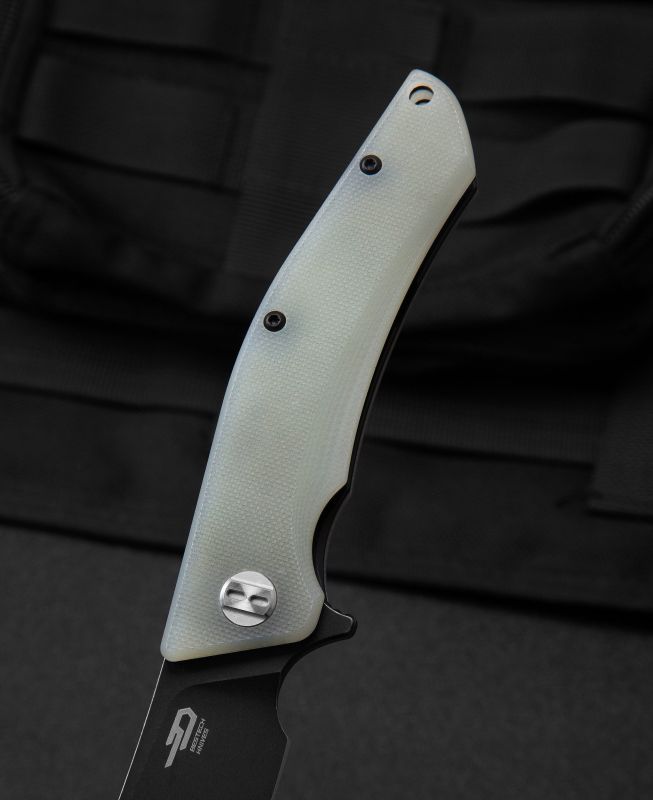 BESTECH Zatvárací nôž CUBIS LinerLock Black SW - jade (BG42E)