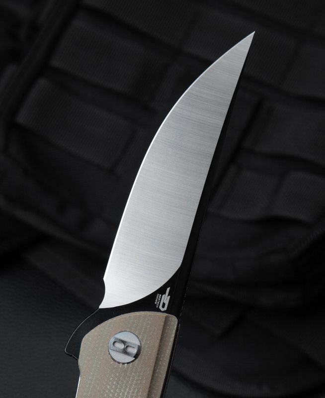BESTECH Zatvárací nôž SWIFT LinerLock  - beige (BG30C-2)