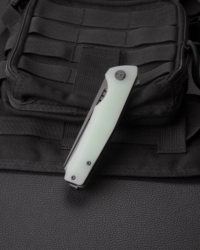 BESTECH Zatvárací nôž SLYTHER LinerLock Grey titanized - transparent (BG51B-3)