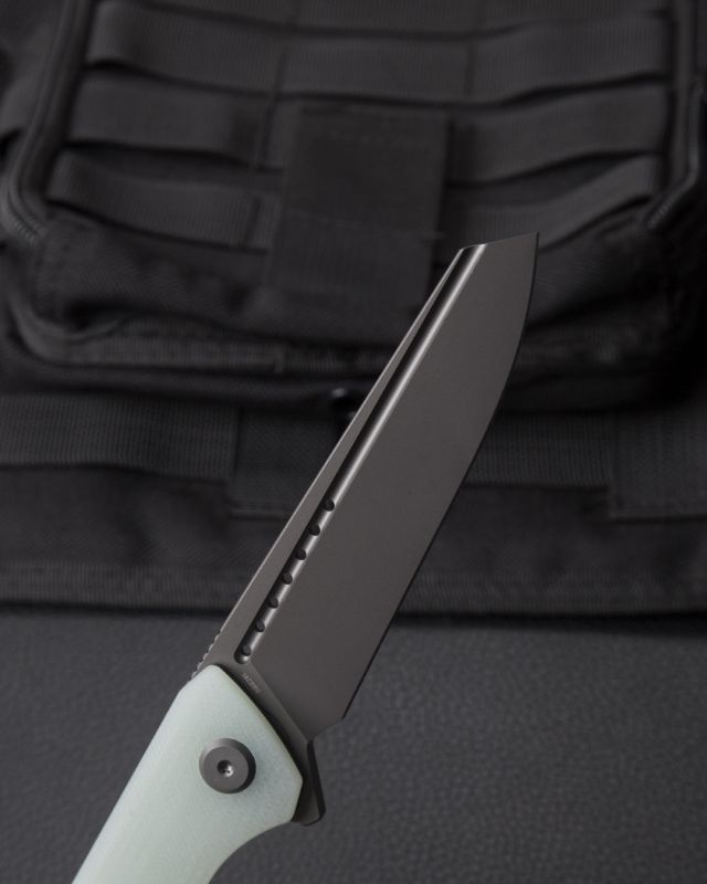 BESTECH Zatvárací nôž SLYTHER LinerLock Grey titanized - transparent (BG51B-3)