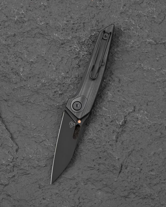 BESTECH Zatvárací nôž VK-VOID LinerLock Black SW - black (BG63E)