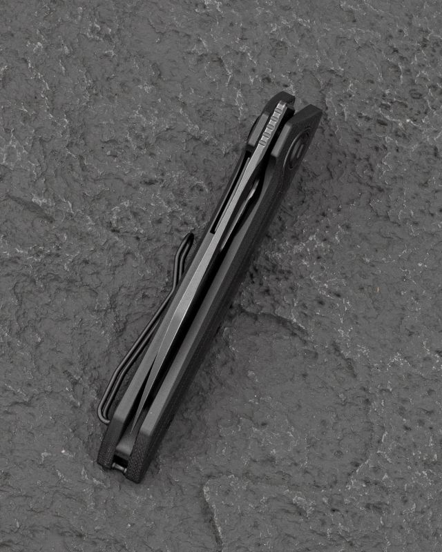 BESTECH Zatvárací nôž VK-VOID LinerLock Black SW - black (BG63E)