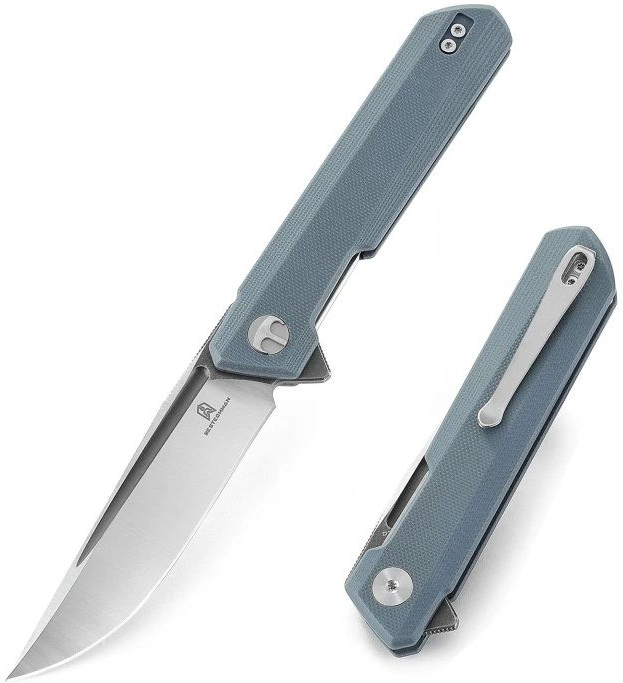 BESTECH Zatvárací nôž DUNDEE LinerLock Grey - grey (BMK01F)