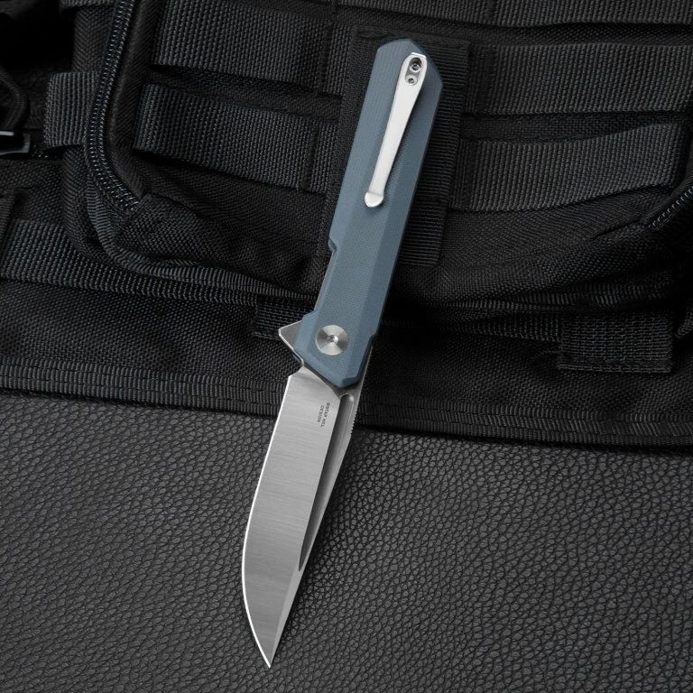 BESTECH Zatvárací nôž DUNDEE LinerLock Grey - grey (BMK01F)