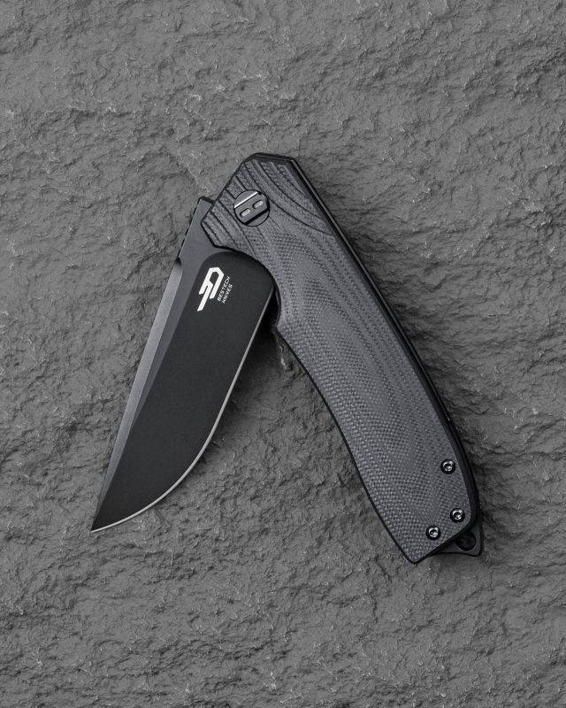 BESTECH Zatvárací nôž LION LinerLock Black PVD - black (BG01D)