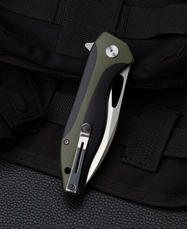 BESTECH Zatvárací nôž KOMODO LinerLock - black / green (BG26A)