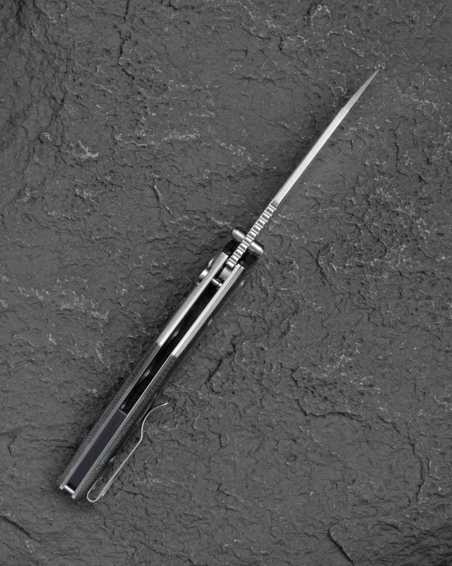 BESTECH Zatvárací nôž SNAKEBIRD ButtonLock - green (BG58A)