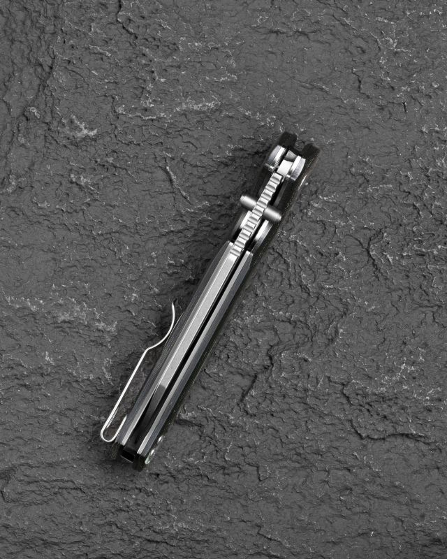 BESTECH Zatvárací nôž SNAKEBIRD ButtonLock - green (BG58A)