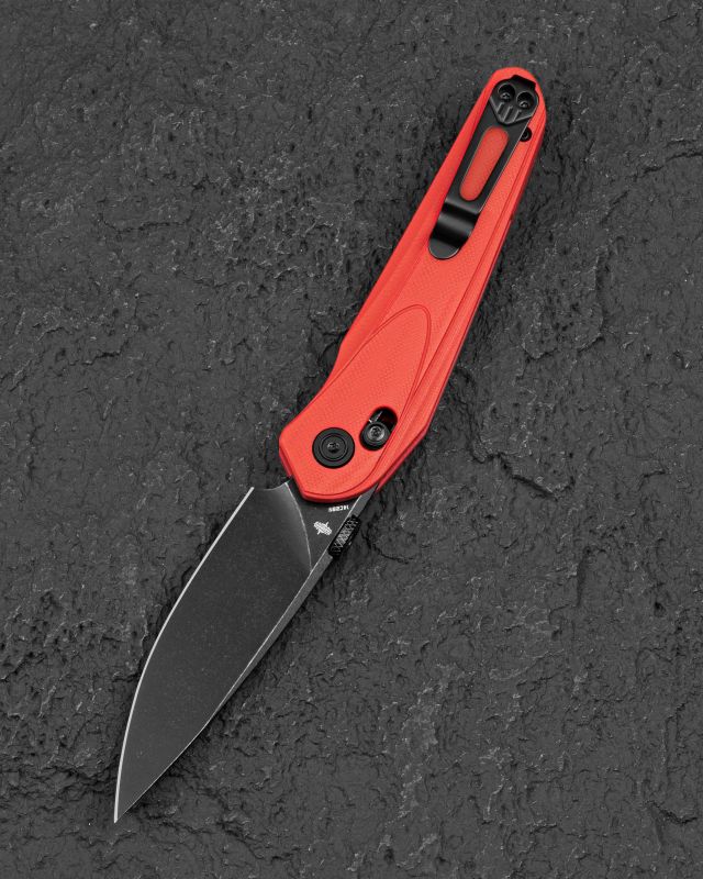 BESTECH Zatvárací nôž MOTHUS BarLock Black SW - red (BG67H)