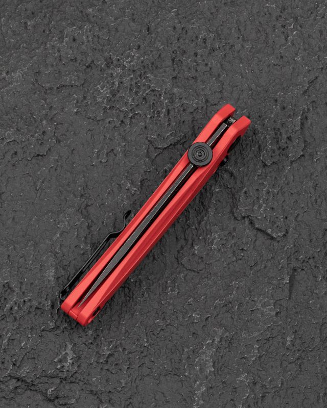 BESTECH Zatvárací nôž MOTHUS BarLock Black SW - red (BG67H)