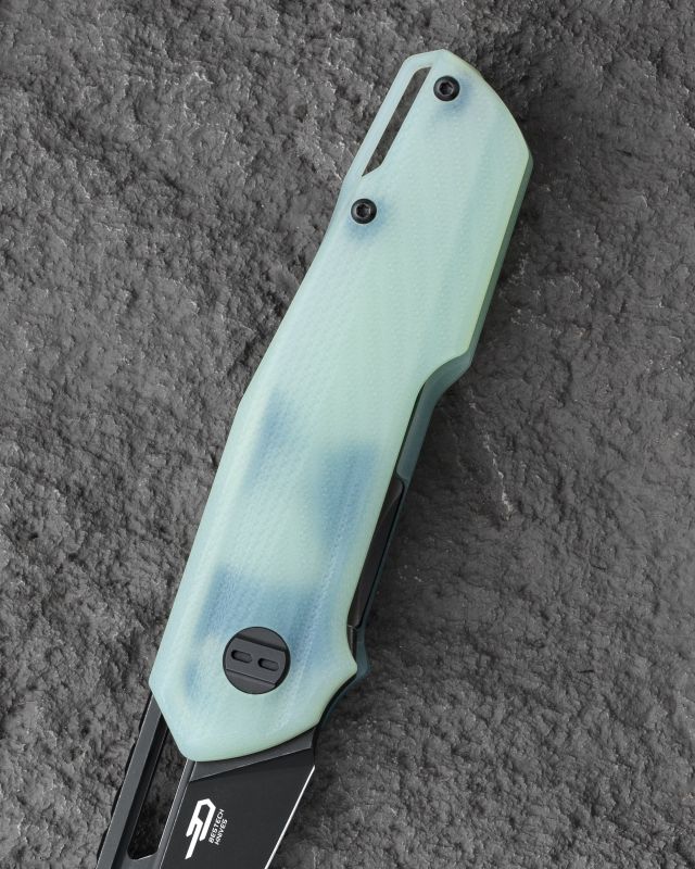 BESTECH Zatvárací nôž TODDLER LinerLock Black SW - transparent (BG64F)