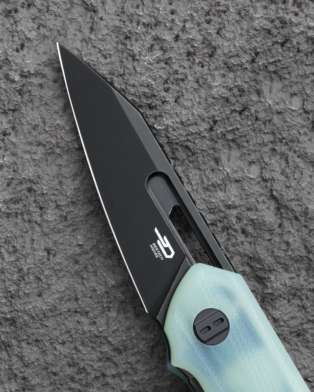 BESTECH Zatvárací nôž TODDLER LinerLock Black SW - transparent (BG64F)