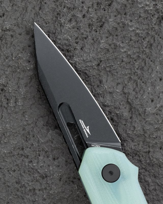 BESTECH Zatvárací nôž TODDLER LinerLock Black SW - transparent (BG64F)