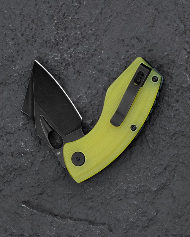 BESTECH Zatvárací nôž LIZARD LinerLock Black SW - lime green (BG39F)