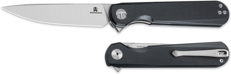 BESTECH Zatvárací nôž FLICK LinerLock - black (BMK13A)