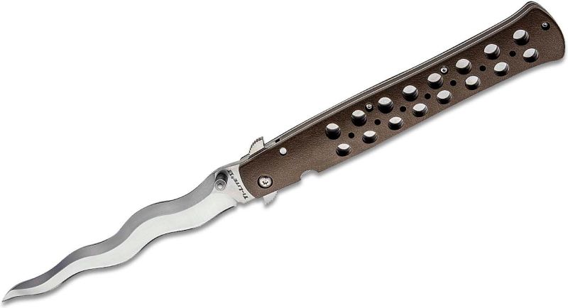 COLD STEEL Zatvárací nôž 6" TI-LITE ZYTEL HANDLE - flat dark earth (26SXK6)