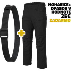 HELIKON Dlhé nohavice UTP PolyCotton Stretch RipStop + opasok EDC Magnetic belt - black (SP-UTL-SP-01)
