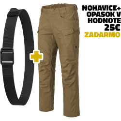 HELIKON Dlhé nohavice UTP PolyCotton Stretch RipStop + opasok EDC Magnetic belt  - coyote (SP-UTL-SP-11)