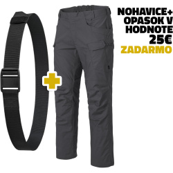 HELIKON Dlhé nohavice UTP PolyCotton Stretch RipStop + opasok EDC Magnetic belt  - shadow grey (SP-UTL-SP-35)