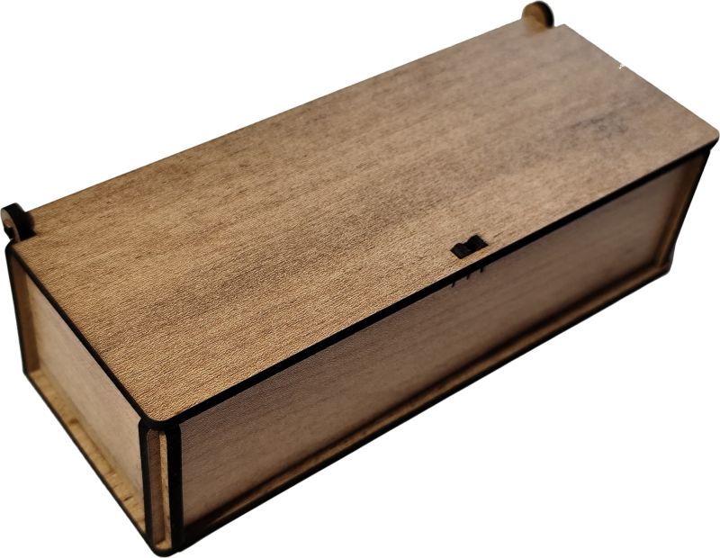 Municák box na zatvárací nožík, dub svetlý