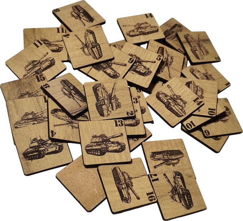 Muničák Pexeso, tanky