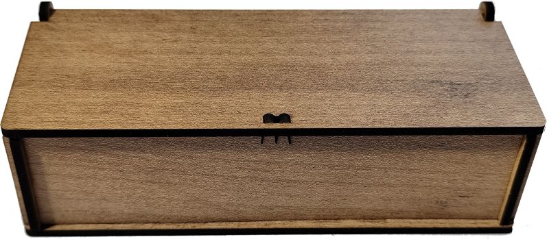 Municák box na zatvárací nožík, dub svetlý